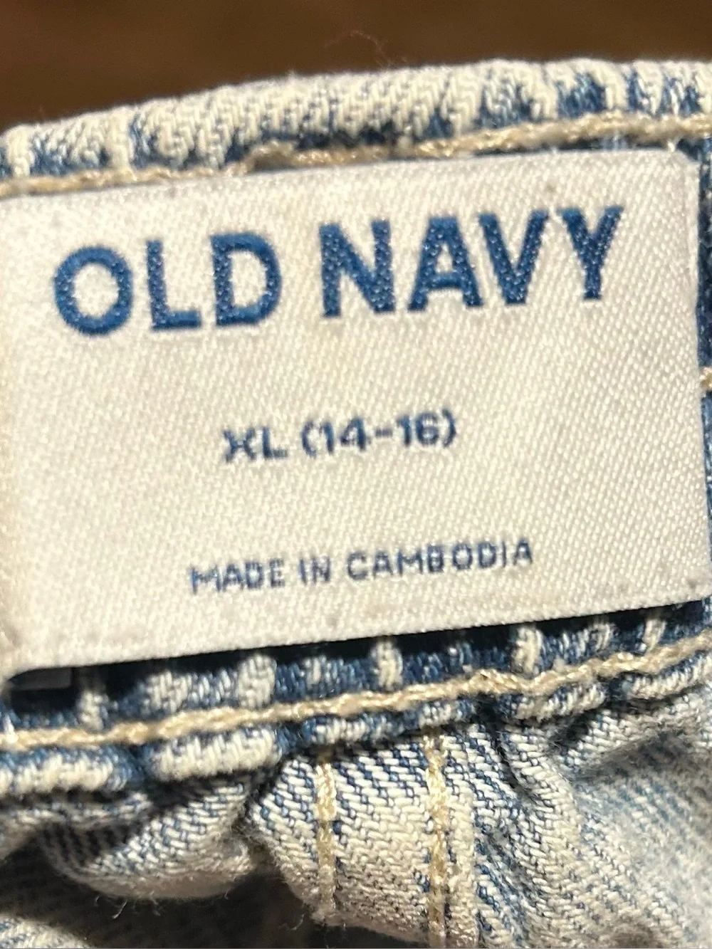 Old Navy Girls XL (14-16) High-Waisted Light Wash Jean Skirt
